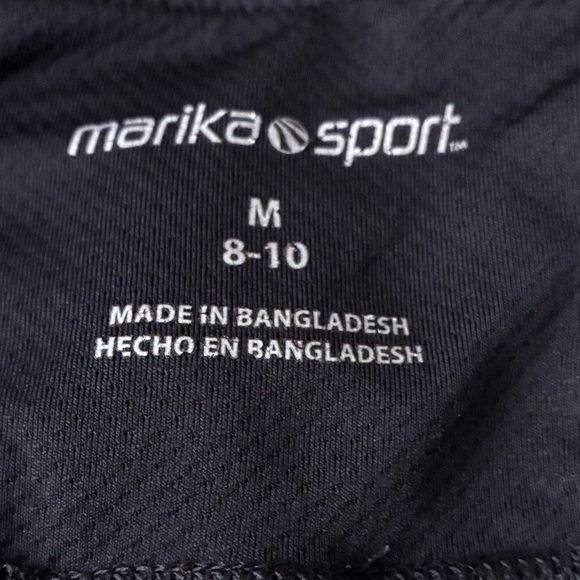 Marika Sport Palm Printed Capri Athletic Active Leggings Olive M - Picture 9 of 11